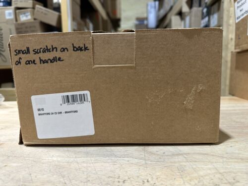 READ DESCRIPTION! MOEN Brantford 4” Centerset Low-Arc Bathroom Faucet in Chrome - Picture 2 of 4
