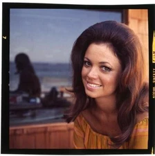 Jo Ann Pflug Gorgeous Smiling Vivid Color Original 2.25 x 2.25 Transparency