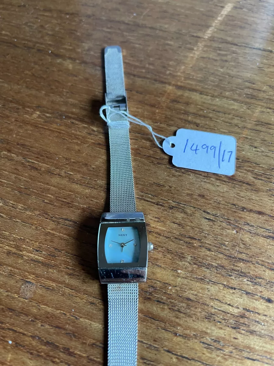Ladies NEXT Square SS Watch with Mesh Straps W1499 17 eBay