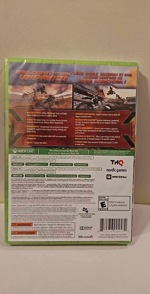 MX vs. ATV Untamed Xbox 360, 2007, platinum hits, new sealed - Image 2 of 3