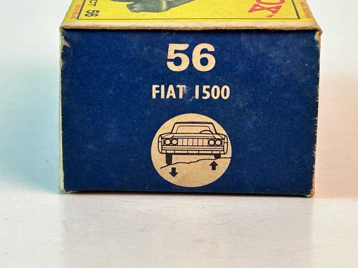 Matchbox No 56 Fiat 1500 Sedan with Original Box | eBay