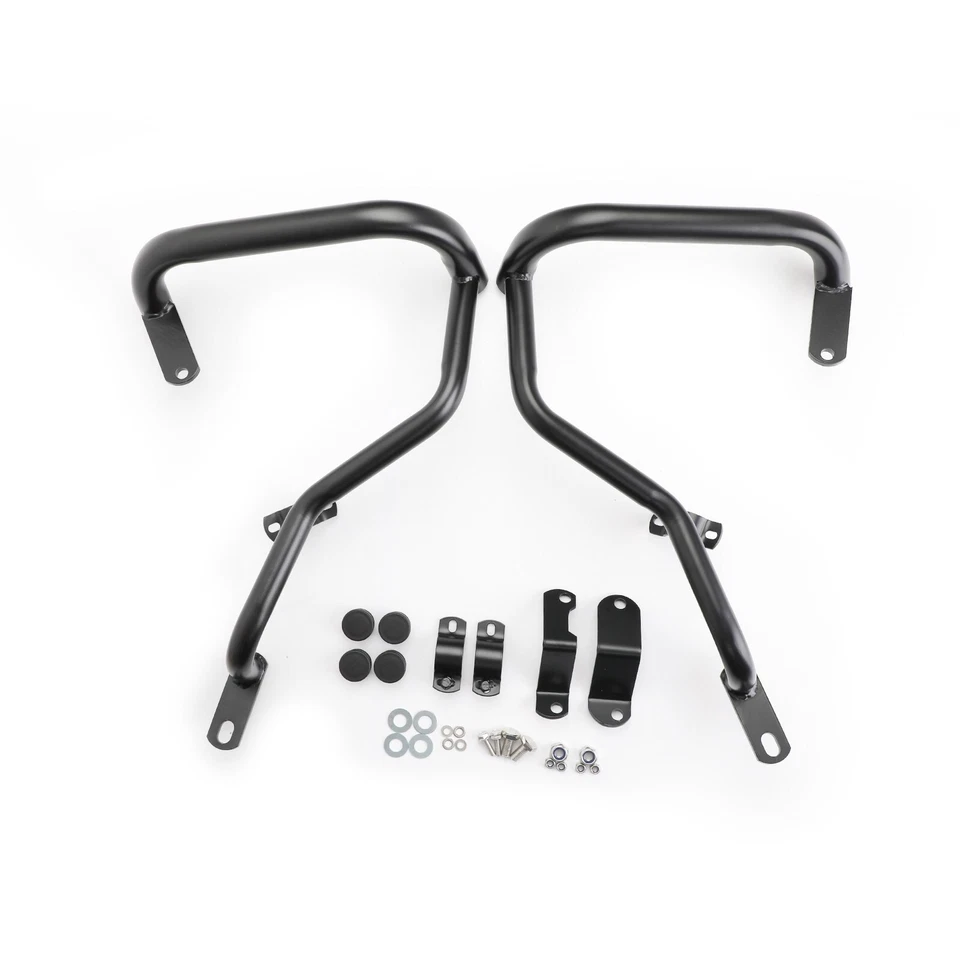 BLACK ENGINE GUARD SET Fits  HONDA CTX700/N 2014 - 2018 CRASH BARS PROTECTOR U.S Foto 3 de 4