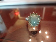 129--VINTAGE STERLING SILVER RING--925--SIZE-7