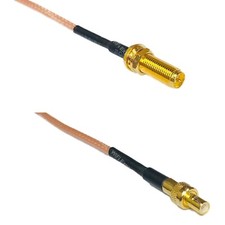 RG316 RP-SMA Female Long to SMB MALE RF Cable Rapid-SHIP LOT