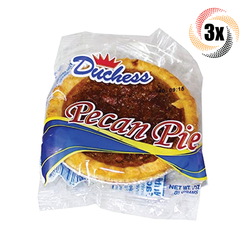 3x Packs Duchess Deluxe High Quality Pecan Pie 3oz Fast Free Shipping