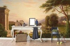 3D Oil Rural Landscape Wallpaper Wall Mural Removable Self-adhesive Sticker 662