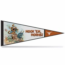 Rico Industries NCAA Texas Longhorns "The Fan" by Gary Patterson 12" x 30"