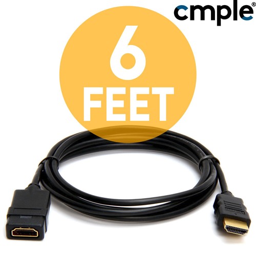 HDMI Extension Cable HDMI Male to Female Cord Extender 4K HD TV PS5 XBOX 20 PACK - Picture 10 of 12