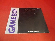 Rechargeable Battery Pack Nintendo Game Boy Instruction Manual Booklet ONLY