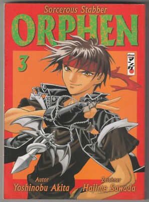   SORCEROUS STABBER ORPHEN #3, Dino 2000 MANGA-TASCHENBUCH Z1-