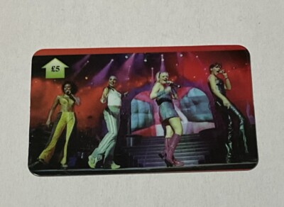Spice Girls Mega Rare Ltd Edition Phone Card 1 Of Only 500 Produced Group Shot.