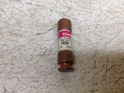 Ferraz Shawmut Gould TR2R 2 Amp Fuse Tri Onic TR 2R (TBI)