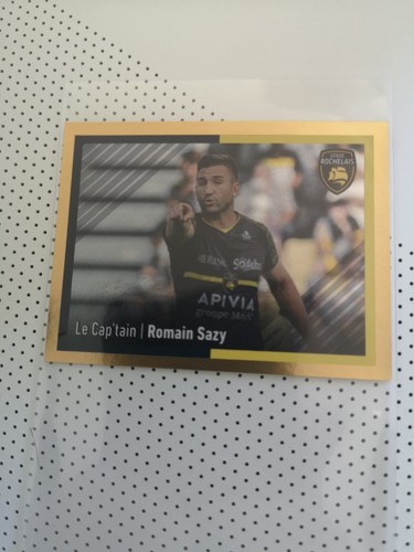 Romain Sazy Le Captain Stade Rochelais Sticker Panini Rugby 2021 2022 ...