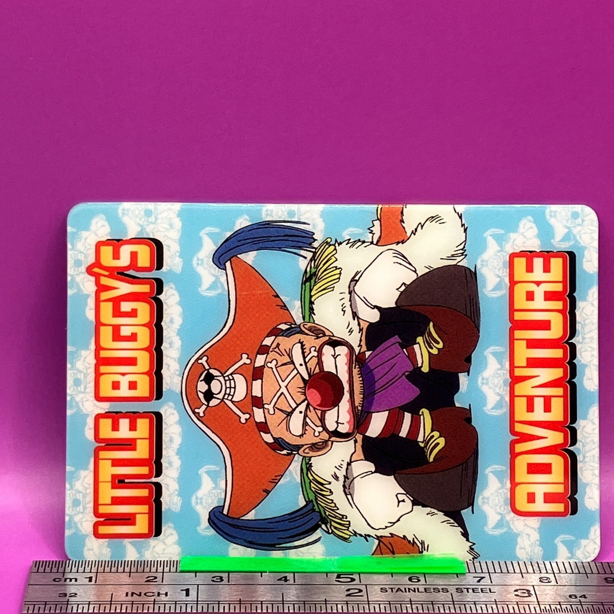 Buggy 74 One Piece King of Pirates Gummy Card 2002 BANDAI TCG