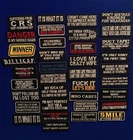 Morale Patch Text Novelty Tactical Airsoft Embroidered Hook Patches Paintball