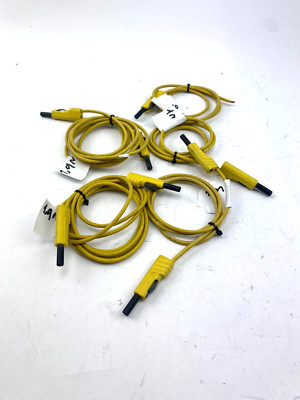POSTEN...Hirschmann Test Kabel Gelb 4mm