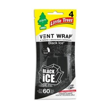 Little Trees Vent Wrap Car Air Freshener Black Ice 