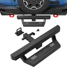 Rear Bumper Guard Towing Hitch Step Bar Steel New For 2" Trailer Hitch Receiver 