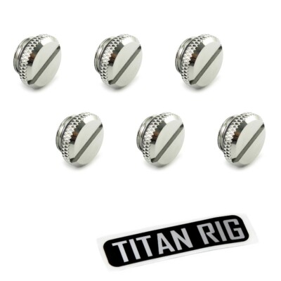 XSPC G1/4'' Plug V2, Chrome, 6-pack