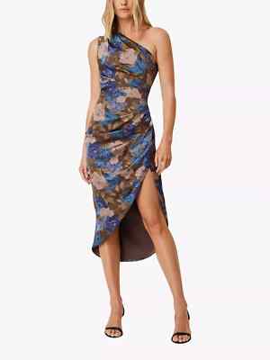 Elliatt Erin Floral Cocktail Dress, Brown/Multi SIZE S RRP 185 | eBay UK
