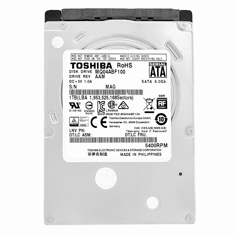 Samsung Ssd Toshiba Mq01abf050 Ssd Replacement Toshiba 500gb