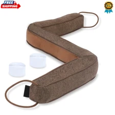 KAKICLAY 32 Weighted Draft Stopper for Bottom of Doors and Windows Heavy Duty