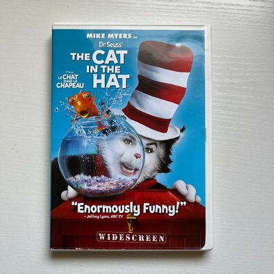 Dr. Seuss The Cat in the Hat (DVD, 2004, Widescreen Edition) DVD