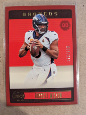 2023 Panini Legacy Red #28 Russell Wilson /299 - NM | eBay