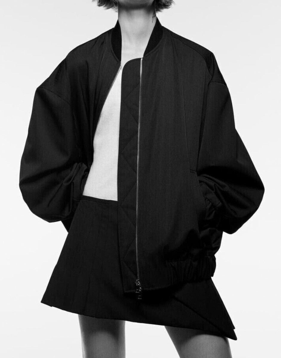 【新品!!】ZARA Black Oversized Mods Coat S-M ZARA MAN NEW BLACK SHORT OVERSIZED PADDED CAPE SIZE L | eBay