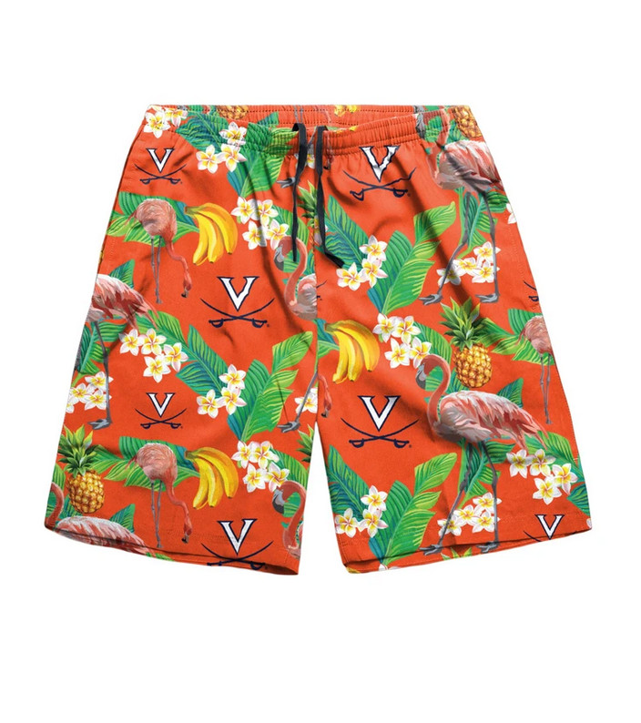 Коллекционные мужские шорты с цветочным принтом NCAA Virginia Cavaliers от Forever