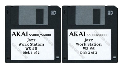 Akai S5000 / S6000 Floppy Disk Jazz Work Station WS #6