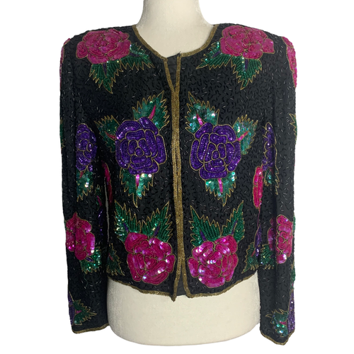 long beaded jacket