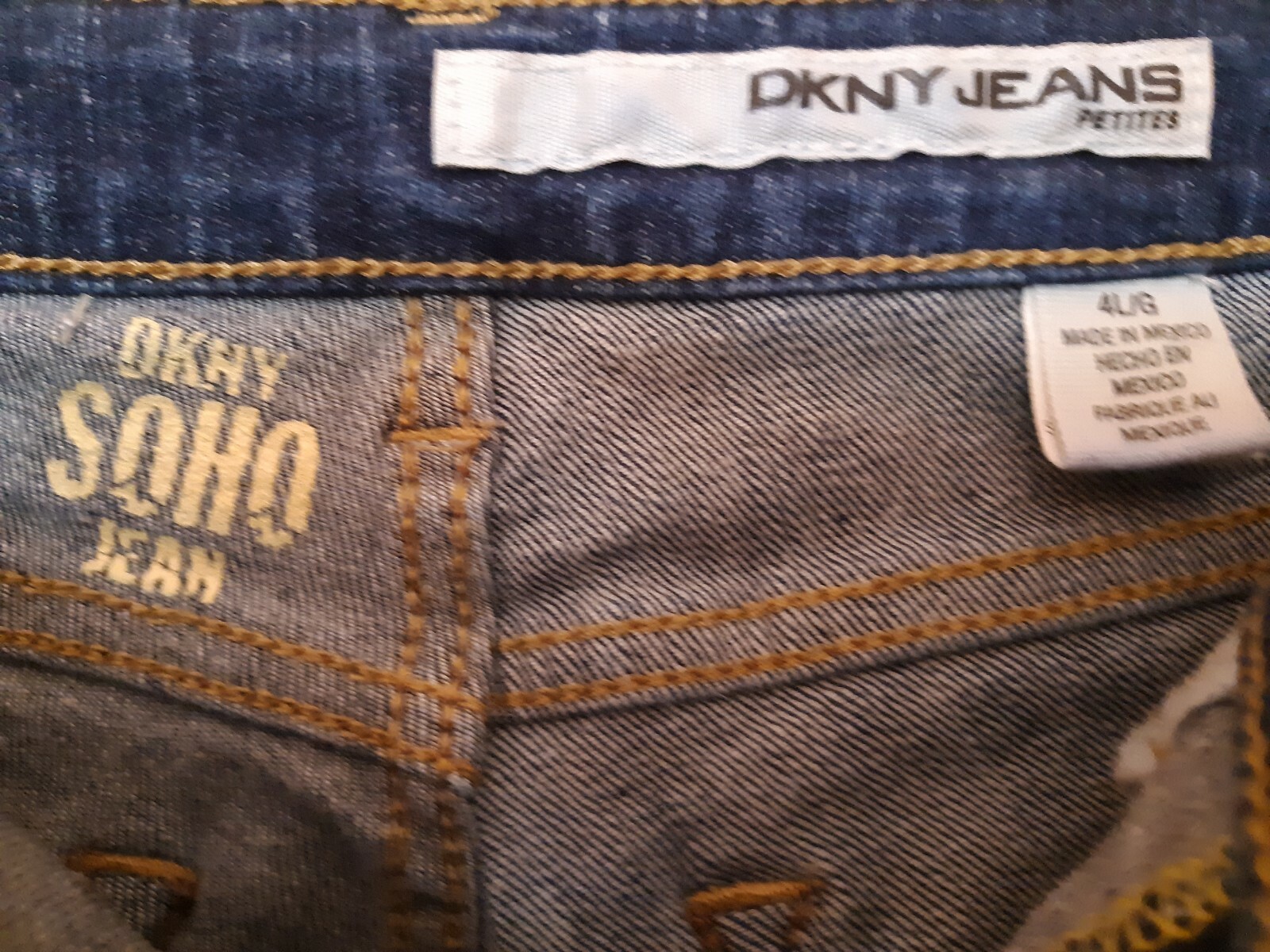 dkny soho bootcut jeans petite