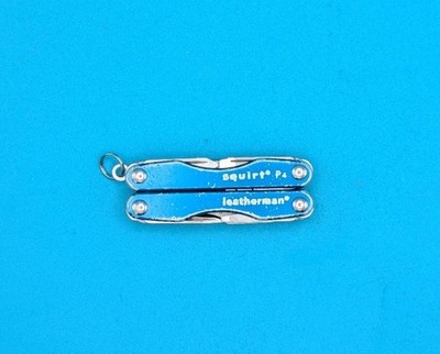 Leatherman Squirt P4 Multi-Tool, Key Ring, Retired, BLUE!