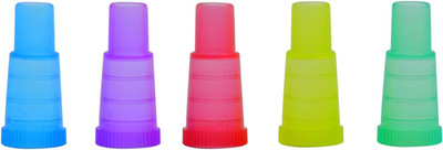 100 Disposable Hookah Tips - Multi-Color Food Grade Plastic Shisha Mouth Tips -