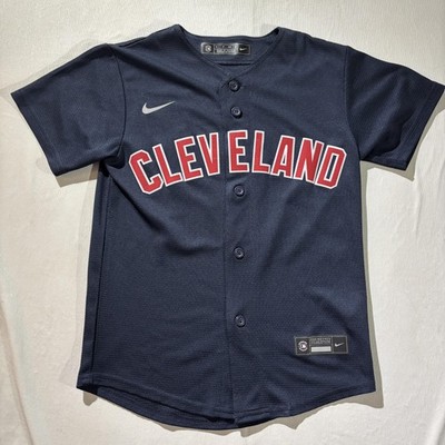 Cleveland Giants Baseball Jersey Boys 8 Blue MLB Nike Francisco Lindor #12