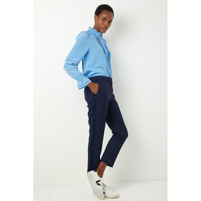 Wyse London Damen Hose UK 4 Blau Wolle Neu Mit Etikett