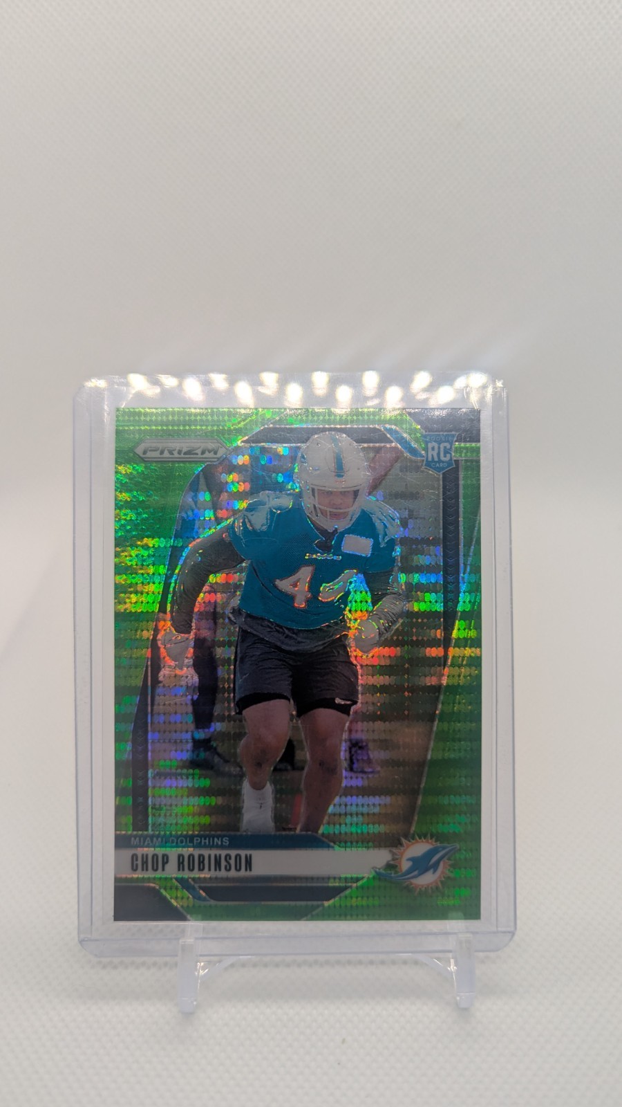 2024 Panini Prizm - Rookies Chop Robinson #319 Neon Green Pulsar Prizm (RC)