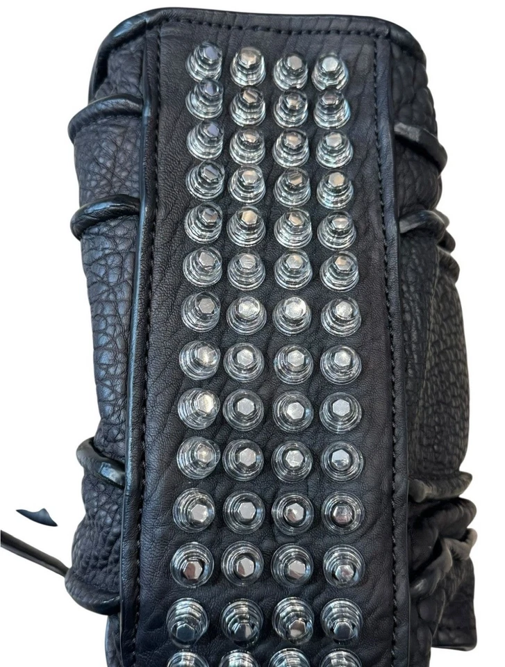 Alexander Wang Rocco Rockie Duffel Leather Shoulder Bag Handbag - Image 4 of 4