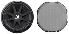 Subwoofer para automóvil Kicker 43C154 Comp 15" 500 vatios SVC 4 ohmios sub + rejilla de malla de acero