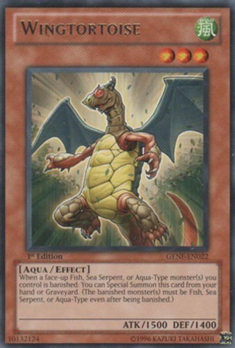 Wingtortoise - GENF-EN022 - Rare - Unlimited Edition Lightly Played Generation F