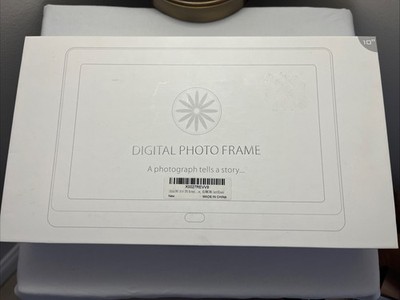Digital Photo Frame 10 Inch Widescreen Digital Frame - X0027REVV9 New In the Box