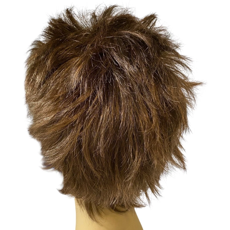 Sassy Spikey Wig - Dark Auburn Synthetic Locs, NWT -  A1039  - Image 3 of 4