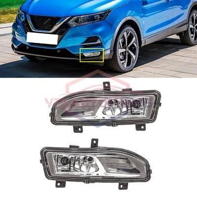 1 Pair Fog Lights Headlight Driving Lamp For NISSAN Qashqai 2018-2020
