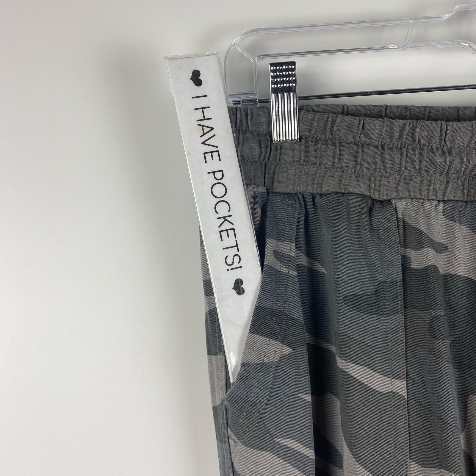 Splendid Camo Gray Joggers Drawstring Women’s Siz… - image 11