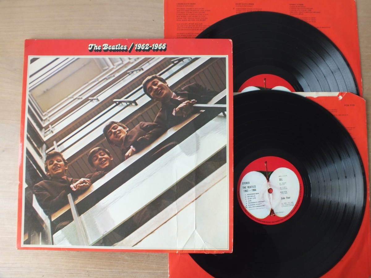 The Beatles - RED ALBUM 1962-1966 UK PCSP 717 2LPs gat Vinyl vg+