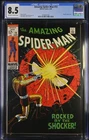 Amazing Spider-Man #72 (1969) Shocker Appearance, John Romita Cover - CGC 8.5