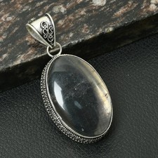 Fluorite Gemstone Ethnic Handmade Antique Design Pendant Jewelry 2.4" AP-53257