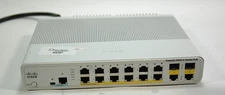 Cisco Catalyst WS-C2960C-12PC-L 12 Port Managed Compact Ethernet Switch PoE SFP