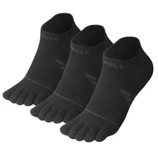Toe Socks for Men/Women, COOLMAX Five Finger Socks, Compression Athletic Runn...